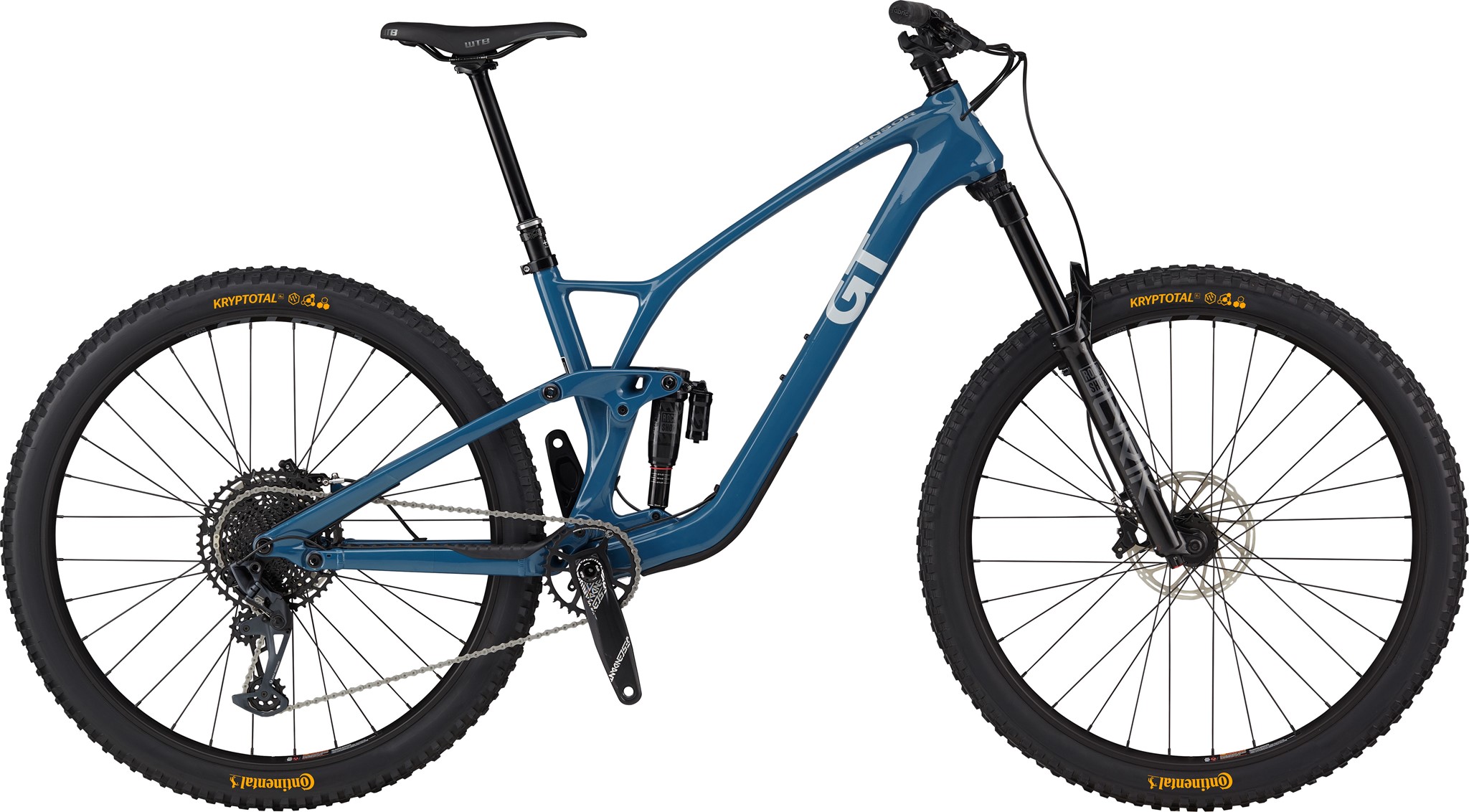 Picture of GT Sensor Carbon Pro 29" All Mountain Bike 2023/2024 - Gloss Dusty Blue